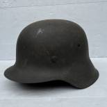 WH Casque Mdle 1942 et jugulaire cuir 