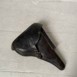 WH Etui P08 cuir noir