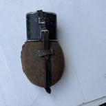 WH Gourde individuelle Mdle 1931 Quart alu peint noir 