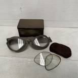 WH Lunettes de protection et Boitier métallique et verres de rechange