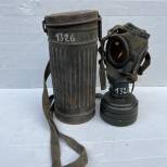 WH Masque de protection Mdle 1938 et sangles 
