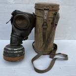 WH Masque de protection Mdle 1938 Tropical, peinture jaune et sangles 