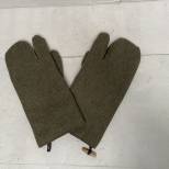 WH Paire  de gants en drap feldgrau 