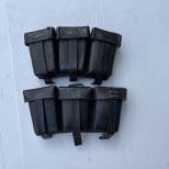 WH Paire de cartouchières 98 K cuir noir 