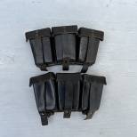 WH Paire de cartouchières 98 K Mdle 1943 cuir noir 