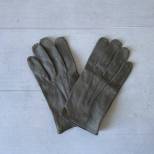 WH Paire de gants officier cuir gris 