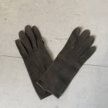 WH Paire de gants officier Suédine grise 