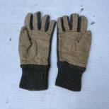 WH Paire gants de protection d'artilleur laine et toile 