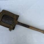 WH Pelle droite et étui toile verte