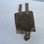 WH Porte pelle droite en toile verte 