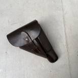 WH Étui 7,65 cuir marron chocolat