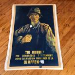 WSS Affiche recrutement Volontaire francais Div. Charlemagne 