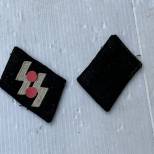 WSS Pattes de col troupe brodé coton 