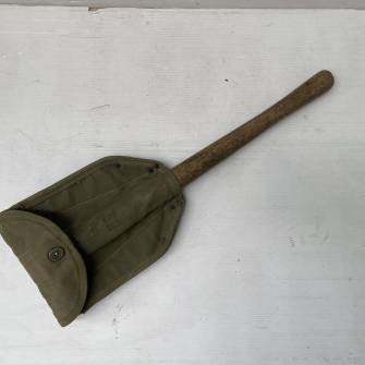 Pelle pliante individuelle Mdle 1943 et Housse 1er Mdle LLE Prod Co 1944 -  Ventes d'antiquités militaires : Royal Dragons