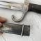 Baionnette Mdle 1892 1er Type et gousset cuir marron  