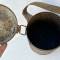 Boitier Masque de protection ARS 1917 et sangle en coton kaki clair 