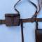 Brelage de campagne officier cuir marron 