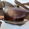 Brelage troupe à pied Mdle 1905/14 cuir marron 