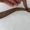 Bretelle de fusil en cuir marron 
