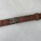 Bretelle de fusil en cuir marron 