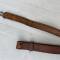 Bretelle de fusil en cuir marron 