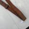 Bretelle de fusil en cuir marron 