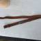 Bretelle de fusil en cuir marron 