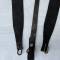 Bretelles de suspension Mdle 1893 cuir noir retourné 
