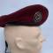 Béret Mdle 1946 Parachutiste drap  amarante 