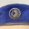 Béret Mdle 1946 Parachutiste Métropolitain Drap bleu roi 