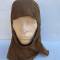 Cagoule navigant Mdle 'Chauffant' soie marron 