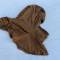 Cagoule navigant Mdle 'Chauffant' soie marron 