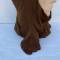 Cagoule navigant Mdle 'non chauffante' en soie marron 