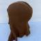 Cagoule navigant Mdle 'non chauffante' en soie marron 