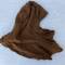 Cagoule navigant Mdle 'non chauffante' en soie marron 
