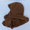 Cagoule navigant Mdle 'non chauffante' en soie marron 