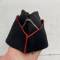 Calot officier Mdle 1893 Drap noir 