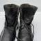 Canada Paire de brodequins troupe cuir noir 