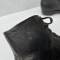 Canada Paire de brodequins troupe cuir noir 