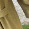 Capote Officier tirailleur/colonial en drap moutarde 