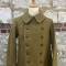 Capote Officier tirailleur/colonial en drap moutarde 