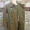 Capote Officier tirailleur/colonial en drap moutarde 
