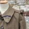 Capote Troupe Mdle 1938 , 24éme Régiment Infanterie , Pattes épaules  , drap kaki 