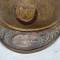 Casque Adrian Mdle 1915 9éme Zouave et plaque commémorative mdle 1919 