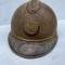 Casque Adrian Mdle 1915 9éme Zouave et plaque Mdle 1919 