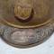 Casque Adrian Mdle 1915 9éme Zouave et plaque Mdle 1919 