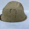 Casque Adrian Mdle 1915 Artillerie et couvre casque en toile kaki clair 