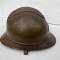 Casque Adrian Mdle 1915 Troupe d Afrique peinture moutarde 