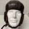 Casque de vol Mdle Airaile 11 en cuir marron 