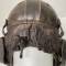 Casque de vol type Airaile 11 en cuir marron foncé